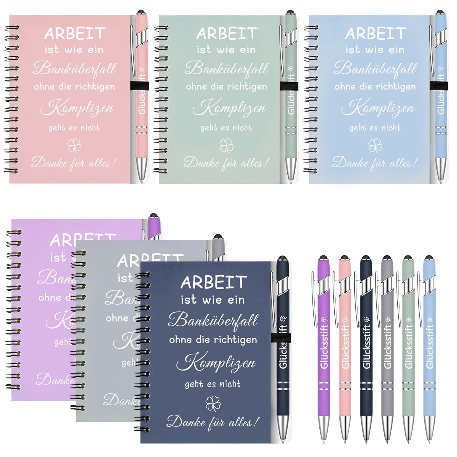 6-Piece Farewell Gift Set for Coworkers - Thank You Notes & Pens