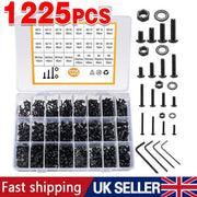 Complete Home Repair Kit: 1225pc Stainless Steel Fastener Set