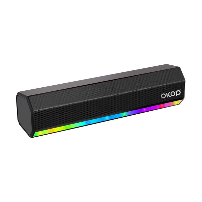 Wireless Bluetooth Speaker with Colorful Lights and Deep Bass