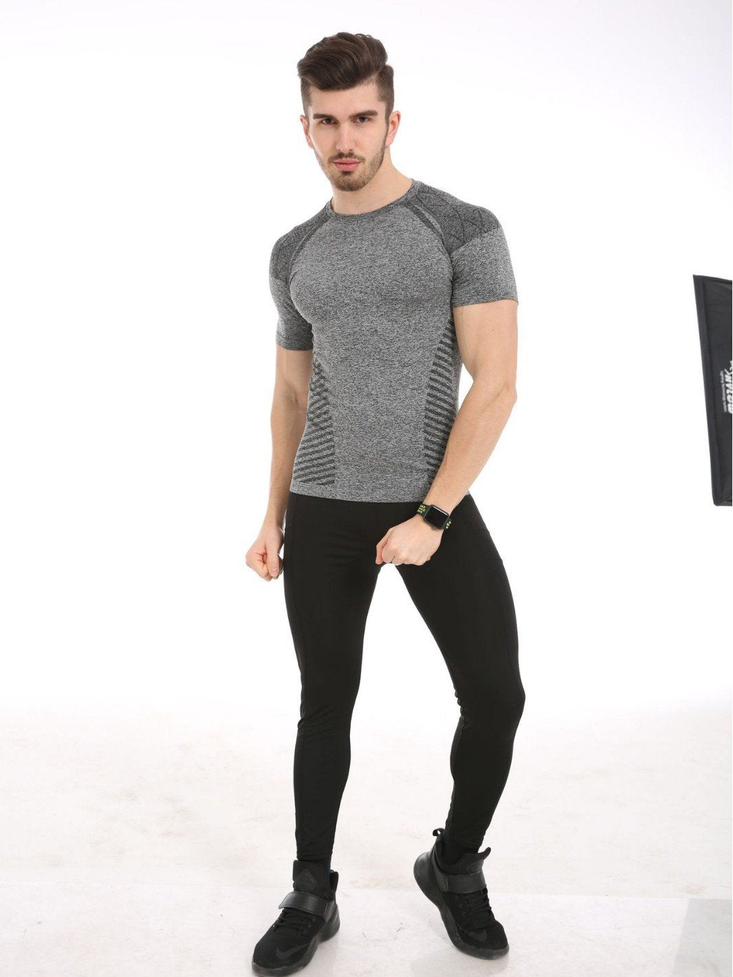 Summer Muscle-Enhancing Running T-Shirt for Men