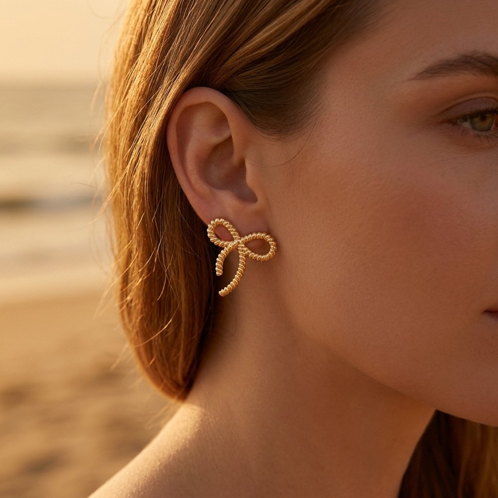 Elevate Your Style with Trendy Bowknot Earrings