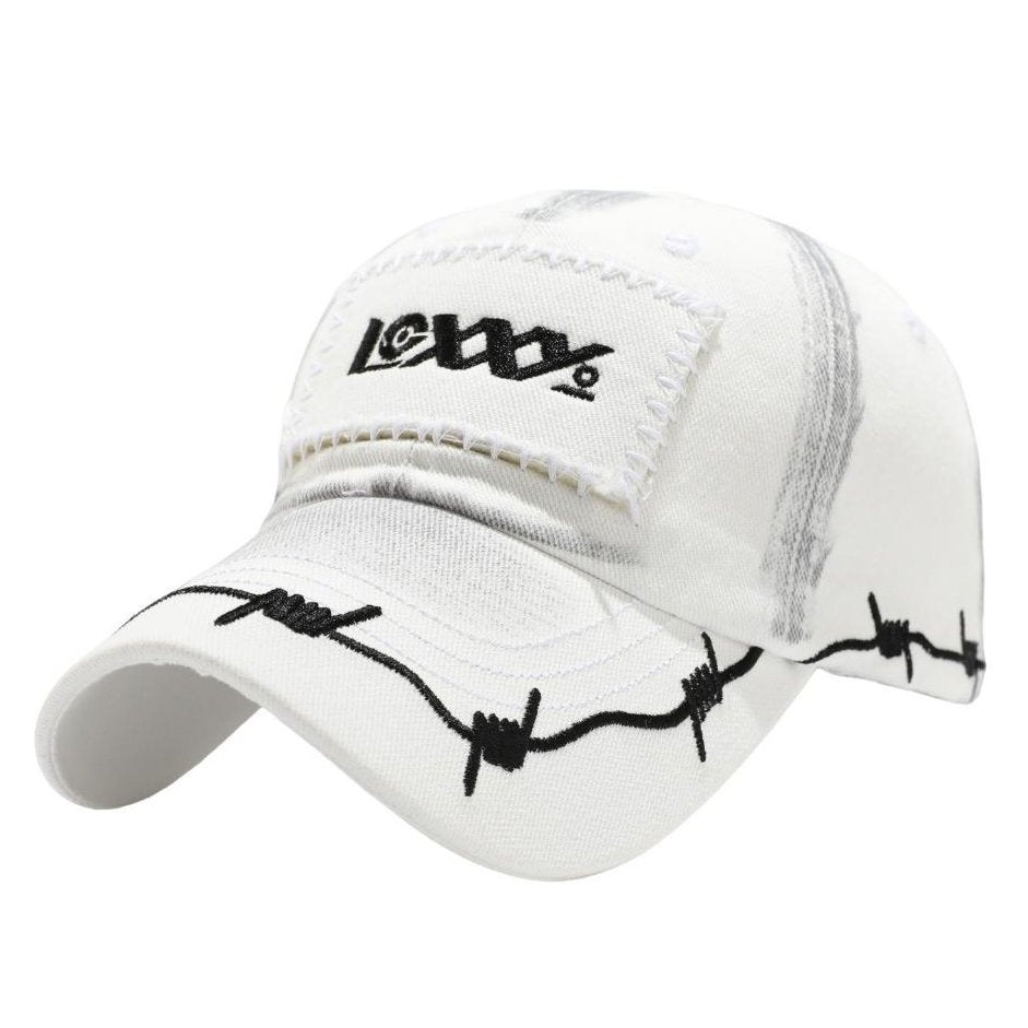 Vintage Lettered Baseball Caps for Men, Streetwear Hats in Multiple Colors
