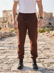 Men's Anti-Wrinkle Casual Pants for Comfort & Style