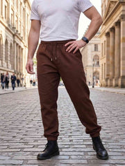 Men's Anti-Wrinkle Casual Pants, Stretchy & Comfortable Fit