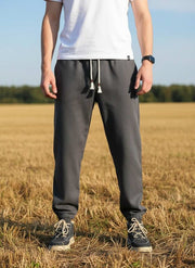 Men's Casual Pants with Anti-Wrinkle Fabric, High Elasticity, and Soft Fit