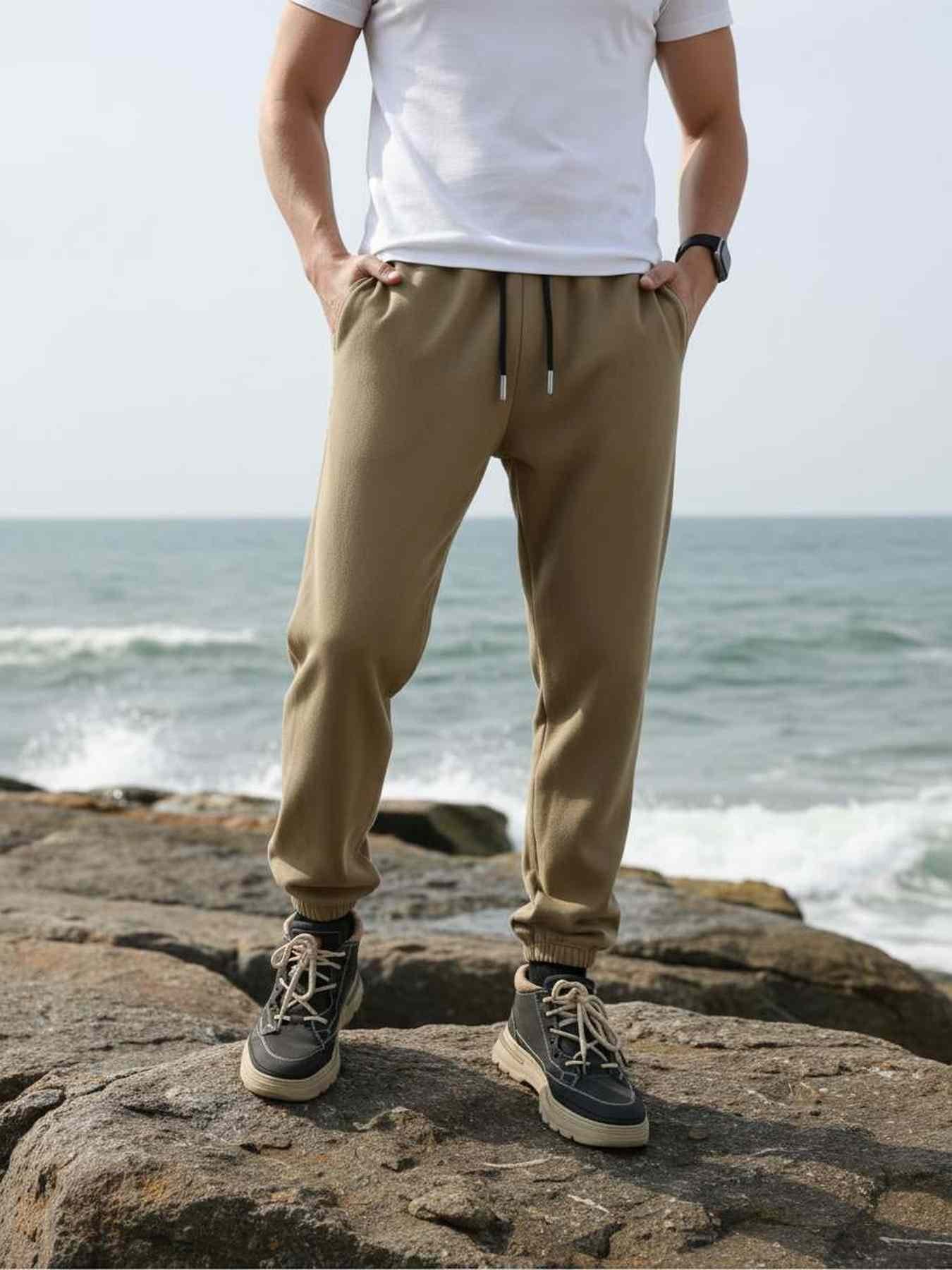Men's Anti-Wrinkle Casual Pants for Work and Travel