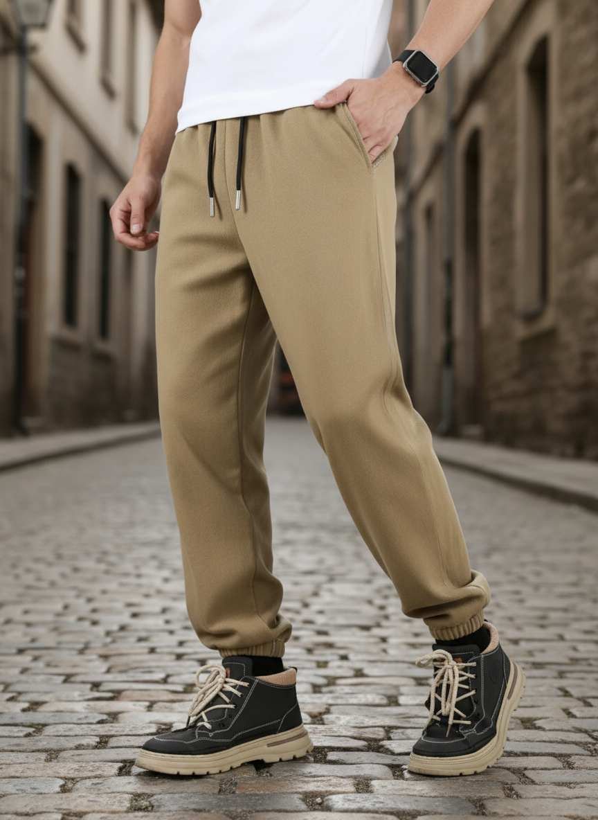 Men's Anti-Wrinkle Casual Pants with Elasticity