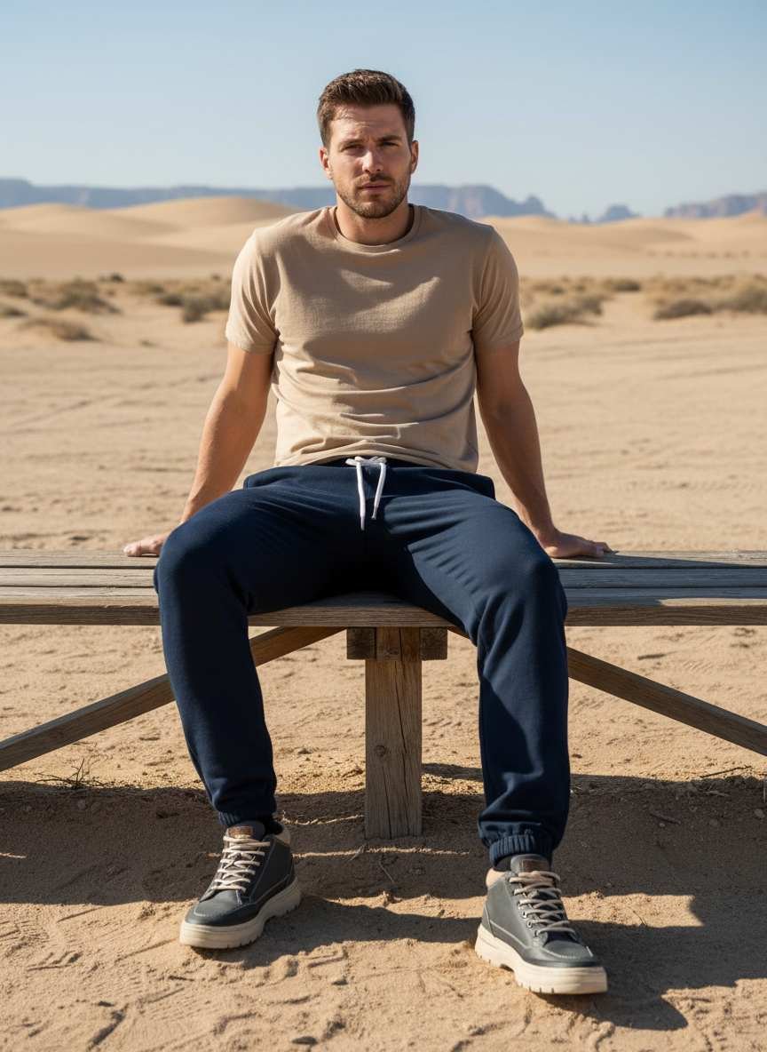 Men's Casual Pants - Wrinkle-Resistant & Elastic