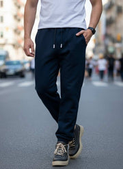 Trendy Men's Casual Pants with Anti-Wrinkle Fabric