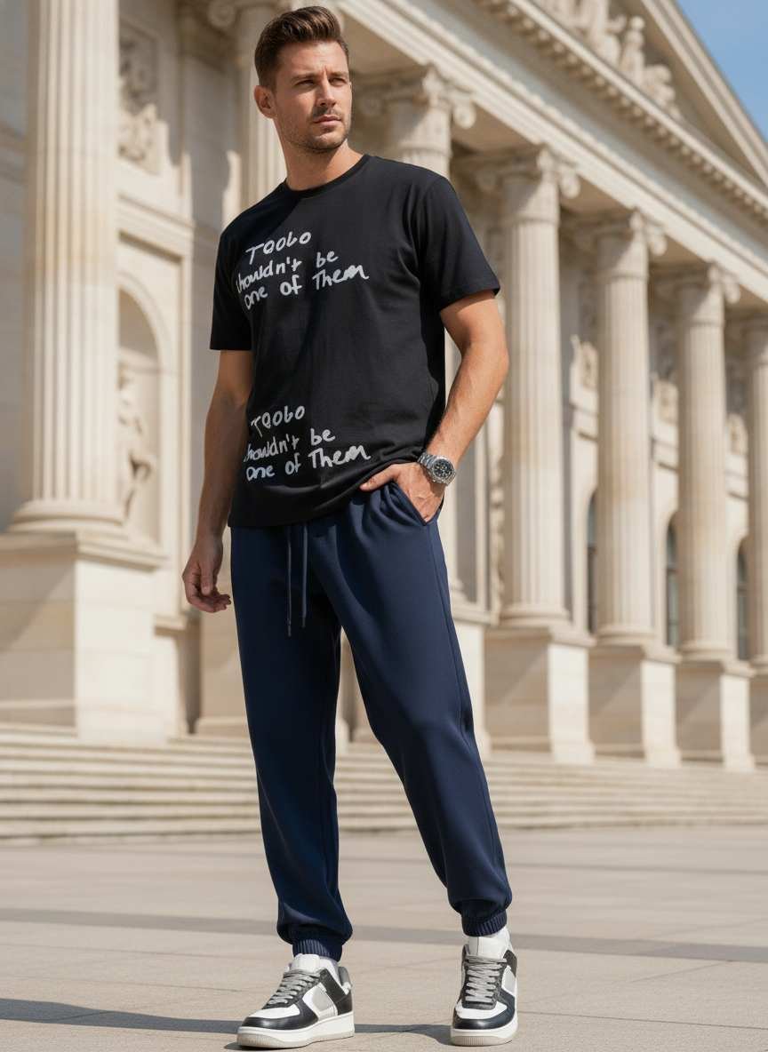 Men's Anti-Wrinkle Casual Pants with Elasticity & Stretch