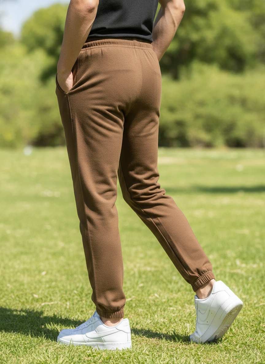 Men's Long-Sleeve Corduroy Pants with Anti-Wrinkle Fabric