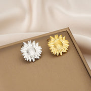 Retro Sunflower Earrings for Women