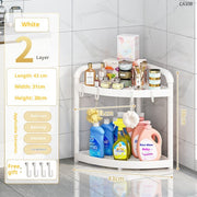 3-Tier Bathroom Storage Rack with Modern Design