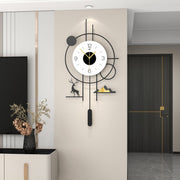 Modern Geometric Deer Wall Clock