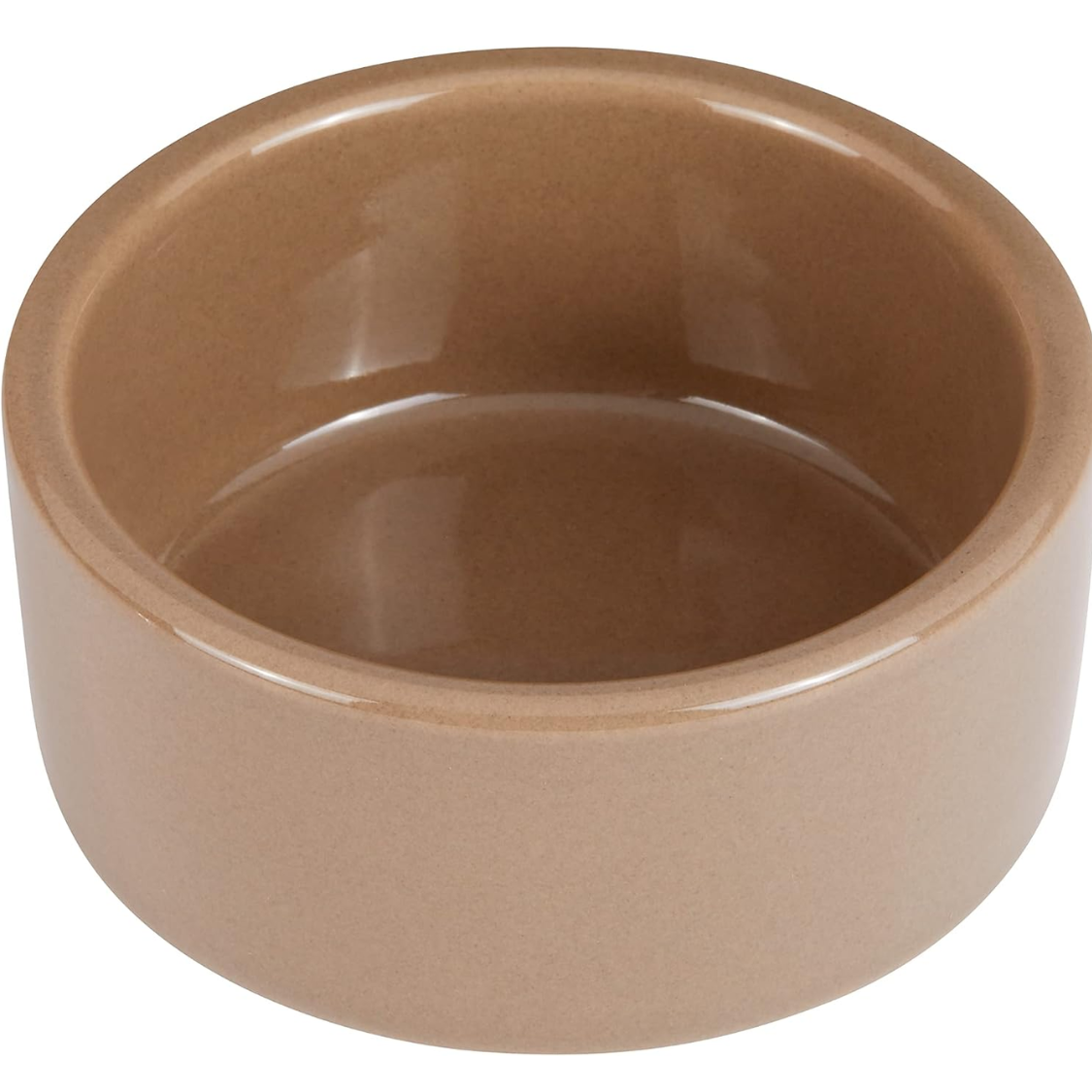 Stable Ceramic Hamster Bowl - Brown