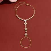 Eco-Friendly Crystal Zircon Flower Bracelet for Women