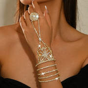 High-End Rhinestone Elastic Bracelet