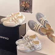 Summer Retro Flat Shoes for Women - Soft Soled Casual Training Flats