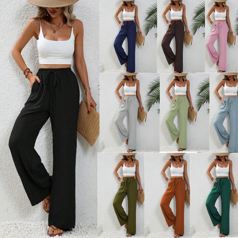 Spring Summer Wide Leg Pants for Women