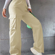Loose Fit Workwear Pants with Multiple Pockets