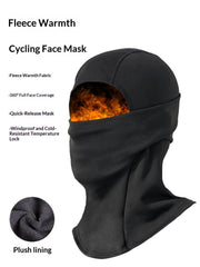 Warm Fleece-lined Windproof Ski Hat for Men & Women