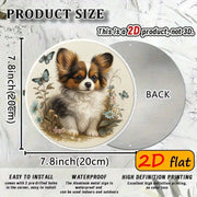 Pomeranian Puppy Aluminum Sign - Dog Lover Wall Decor