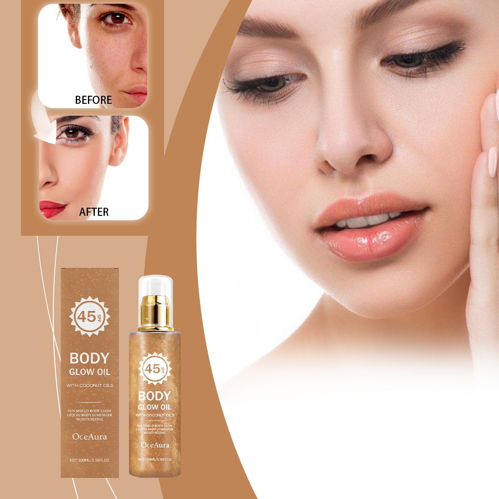 Shine & Protect Coconut Sunscreen Spray, 100ml