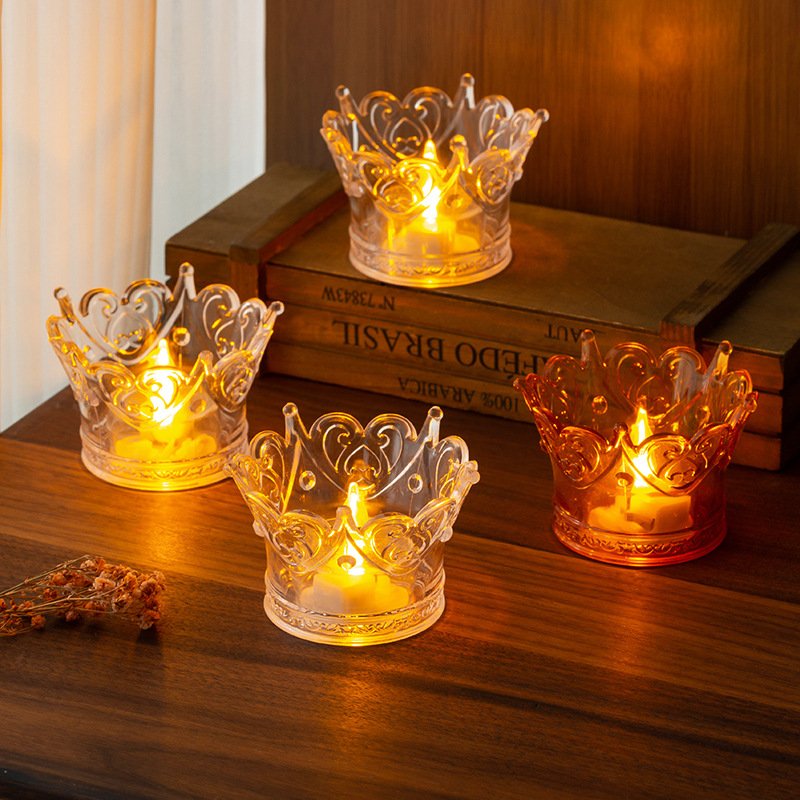 Transparent LED Tea Light Candle Decoration