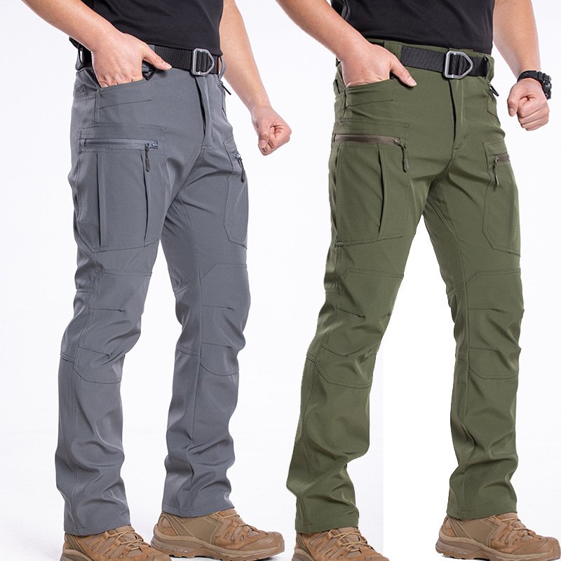 Tactical Work Pants - Multi-Pocket, Waterproof, Stretchy, Camouflage