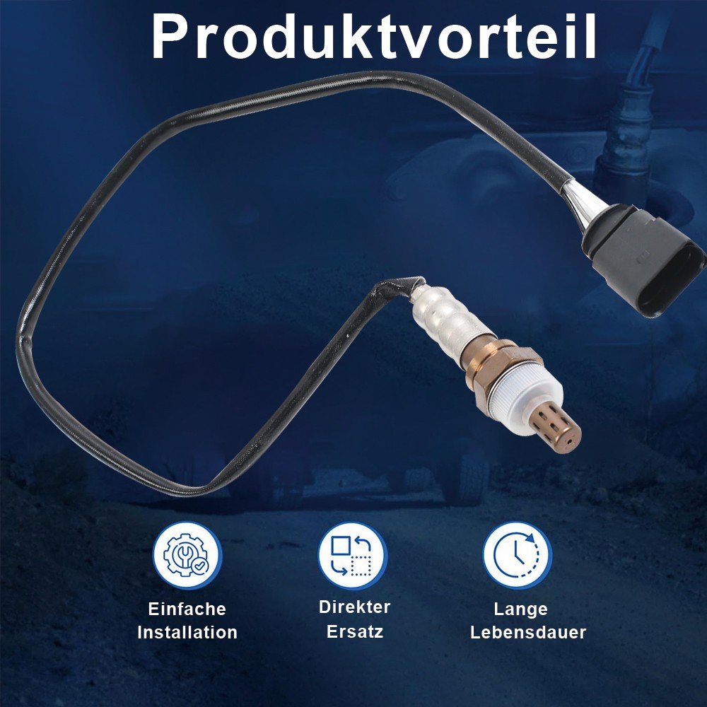1.2L Gasoline Engine Lambda Sensor 4-Pin M18 500mm Long