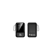 8000mAh High-Capacity Power Bank with Digital Display and Fast Charging