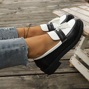 Fall Chunky Loafers for Women - British Style Slip On Oxford Shoes