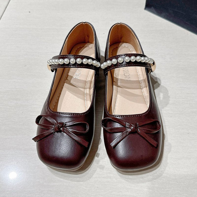 Gentle Pearl Mary Jane Flats for Women