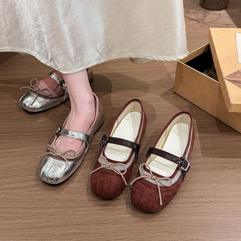 Vintage-Inspired Mary Jane Flats for Women