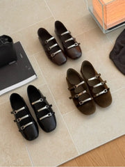 Comfortable Square Toe Mary Jane Flats for Women
