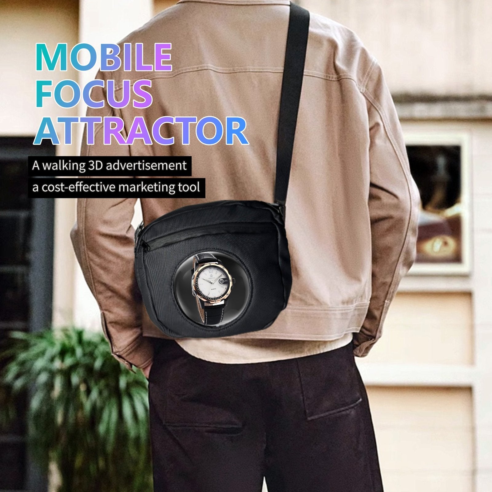 3D Holographic Backpack Display - Mobile Outdoor Advertising