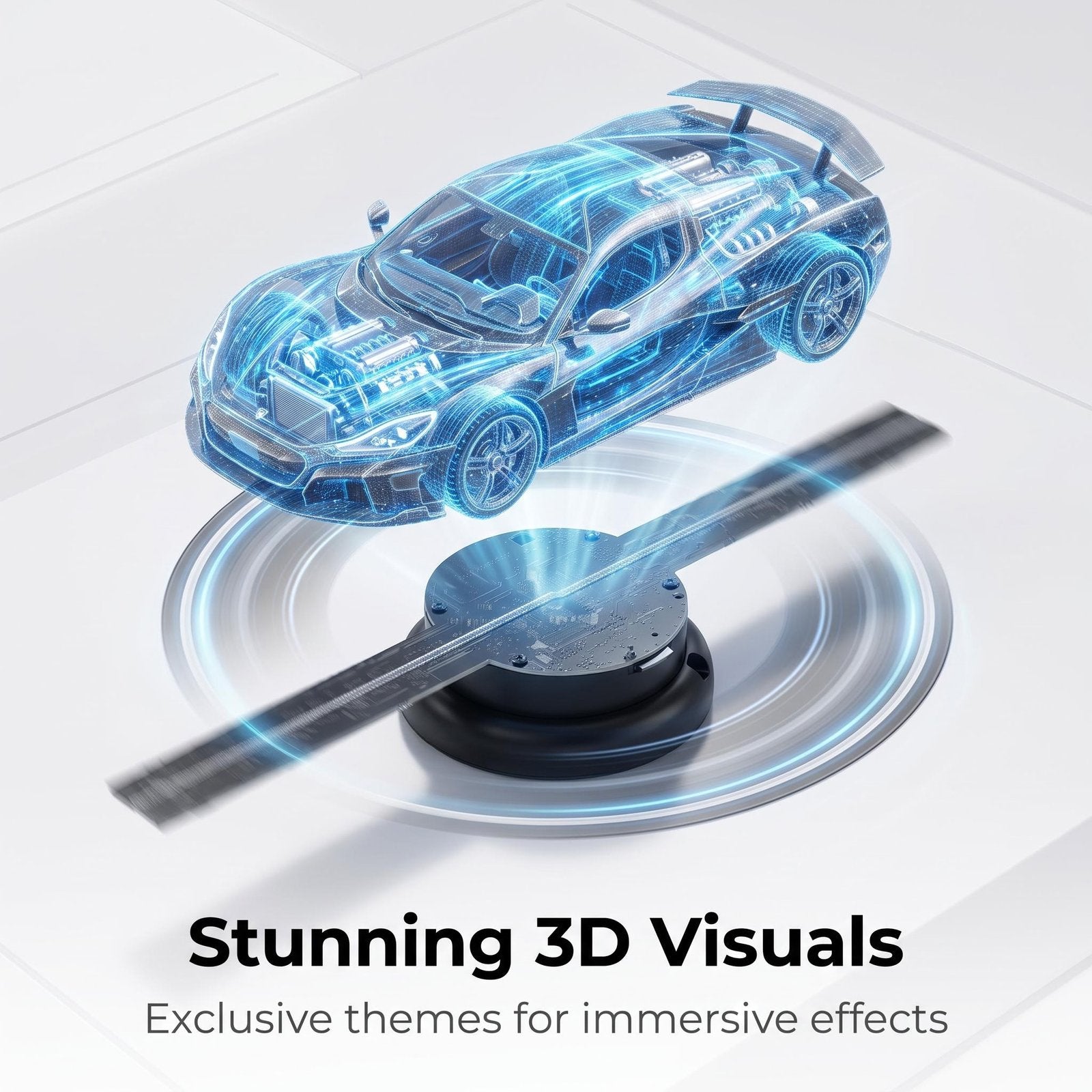 Holographic LED Fan - 3D Advertising Display
