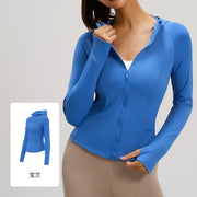 Women's Fitness Sports Yoga Jacket With Pockets