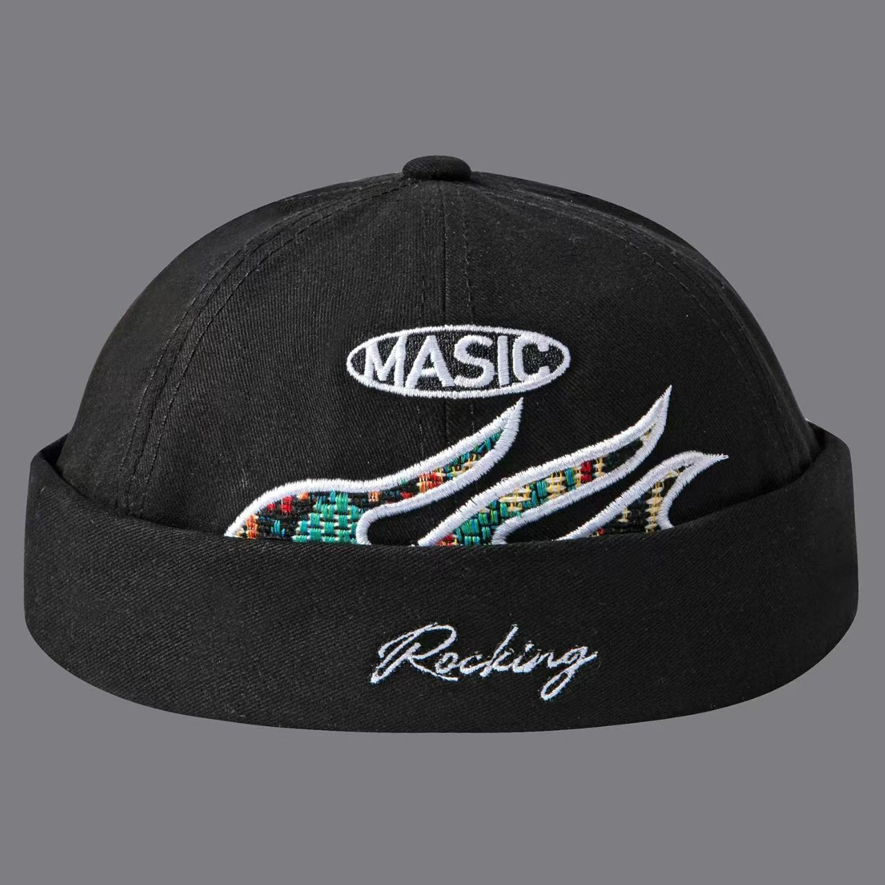 Matching Brimless Letter Hat for Outdoor Style