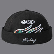 Matching Brimless Letter Hat for Outdoor Style