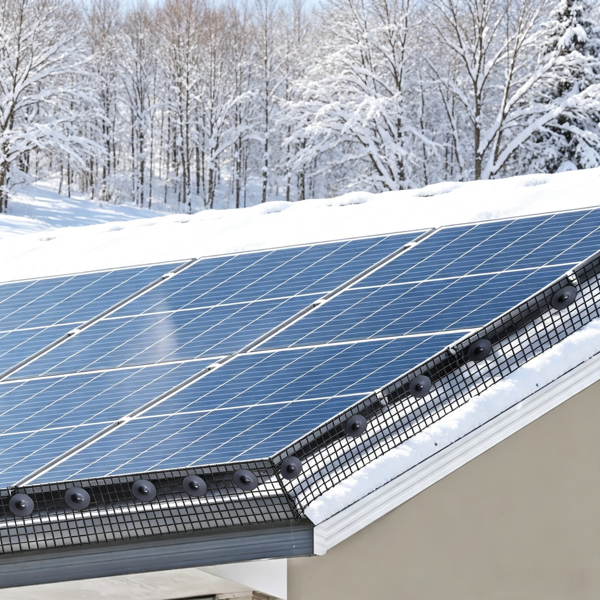 Solar Panel Bird Guard Kit - 8inch x 100ft, Rust-Proof Critter Guard Mesh