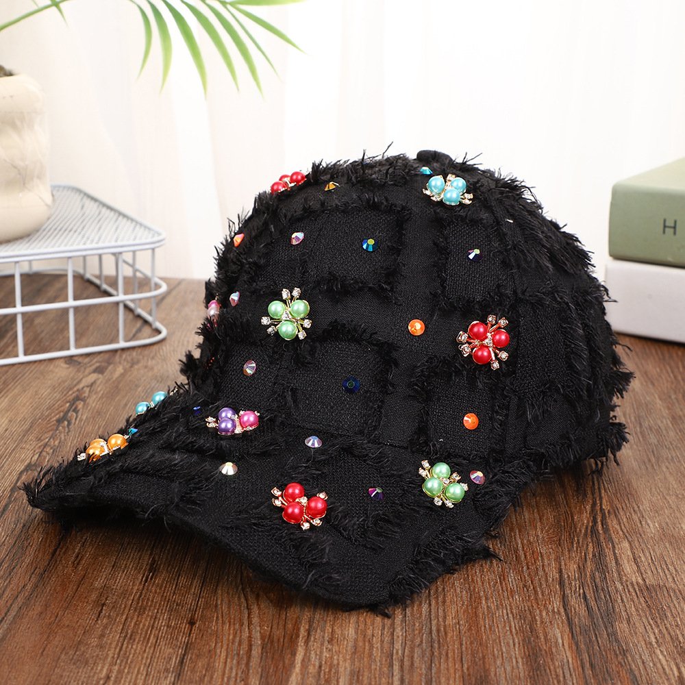 Colorful Korean Fringed Baseball Cap