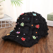 Colorful Korean Fringed Baseball Cap