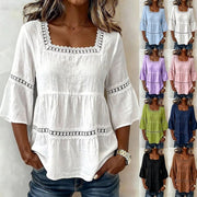 Summer Casual Square Collar Top for Women