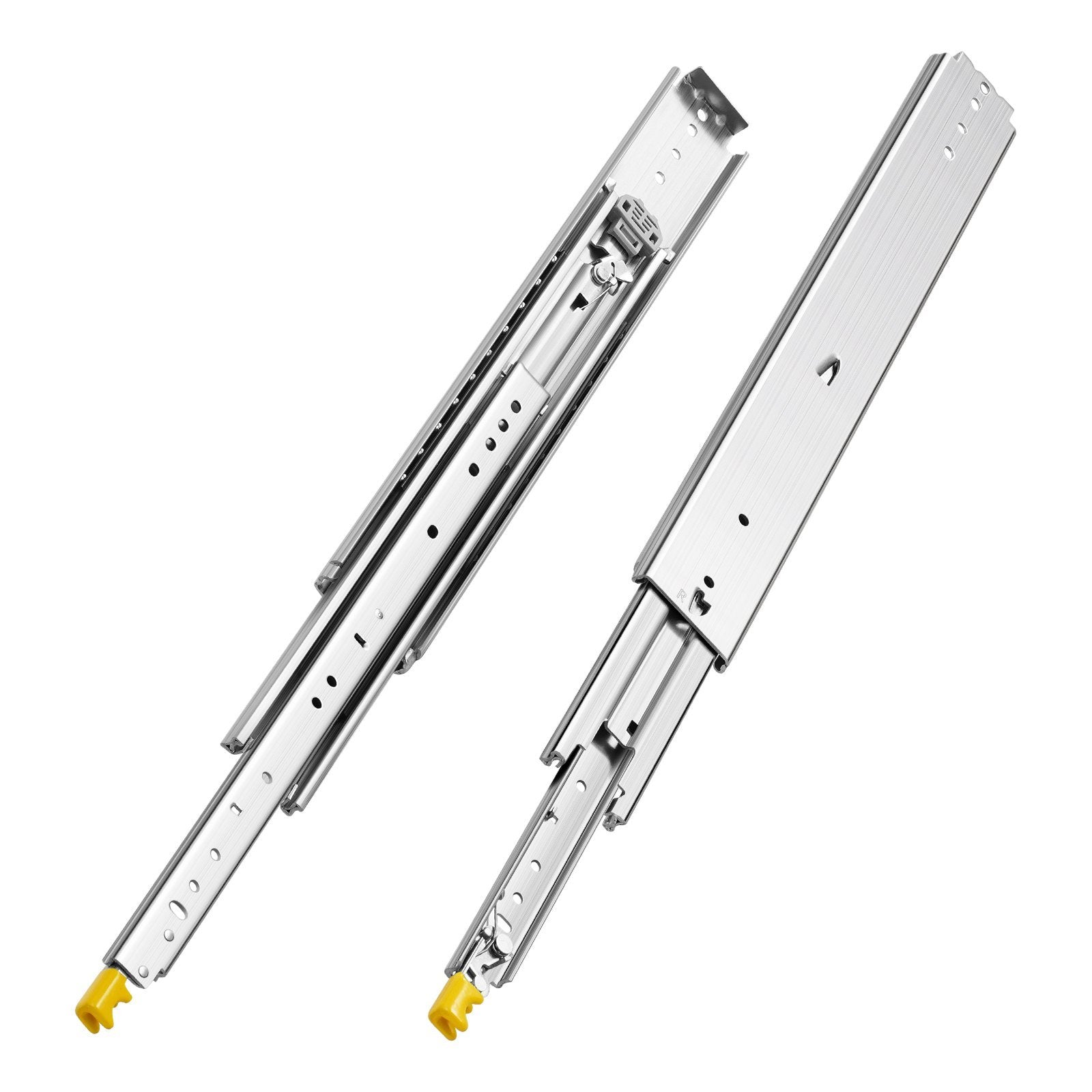 Heavy-Duty Drawer Slides - 500lbs Capacity, Ball Bearing, Locking, Full Extension