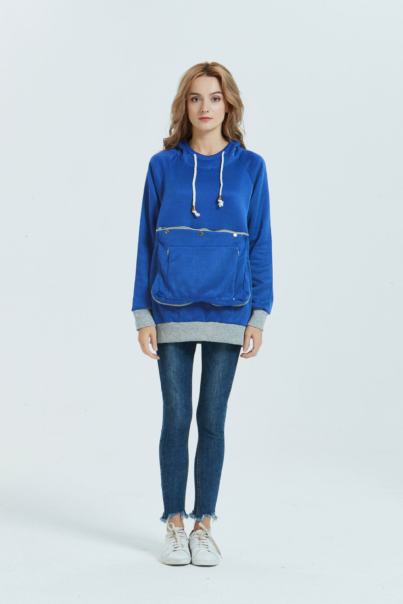Cozy Oversized Cotton Pullover Sweater for Women