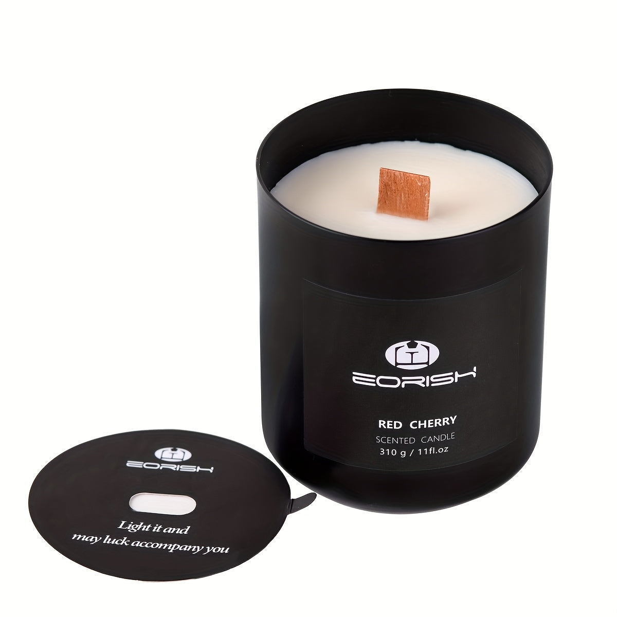 11‑Ounce Soy Wax Jar Candle – Large Capacity, Alloy Container, Aromatherapy with Essential Oils