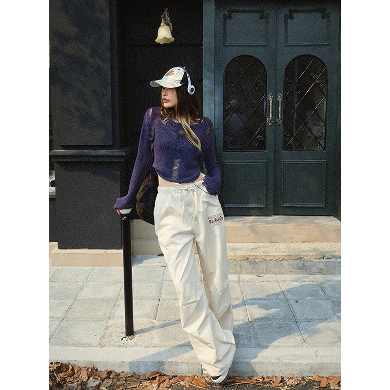Vintage Hollow Long Sleeve Pullover Blouse