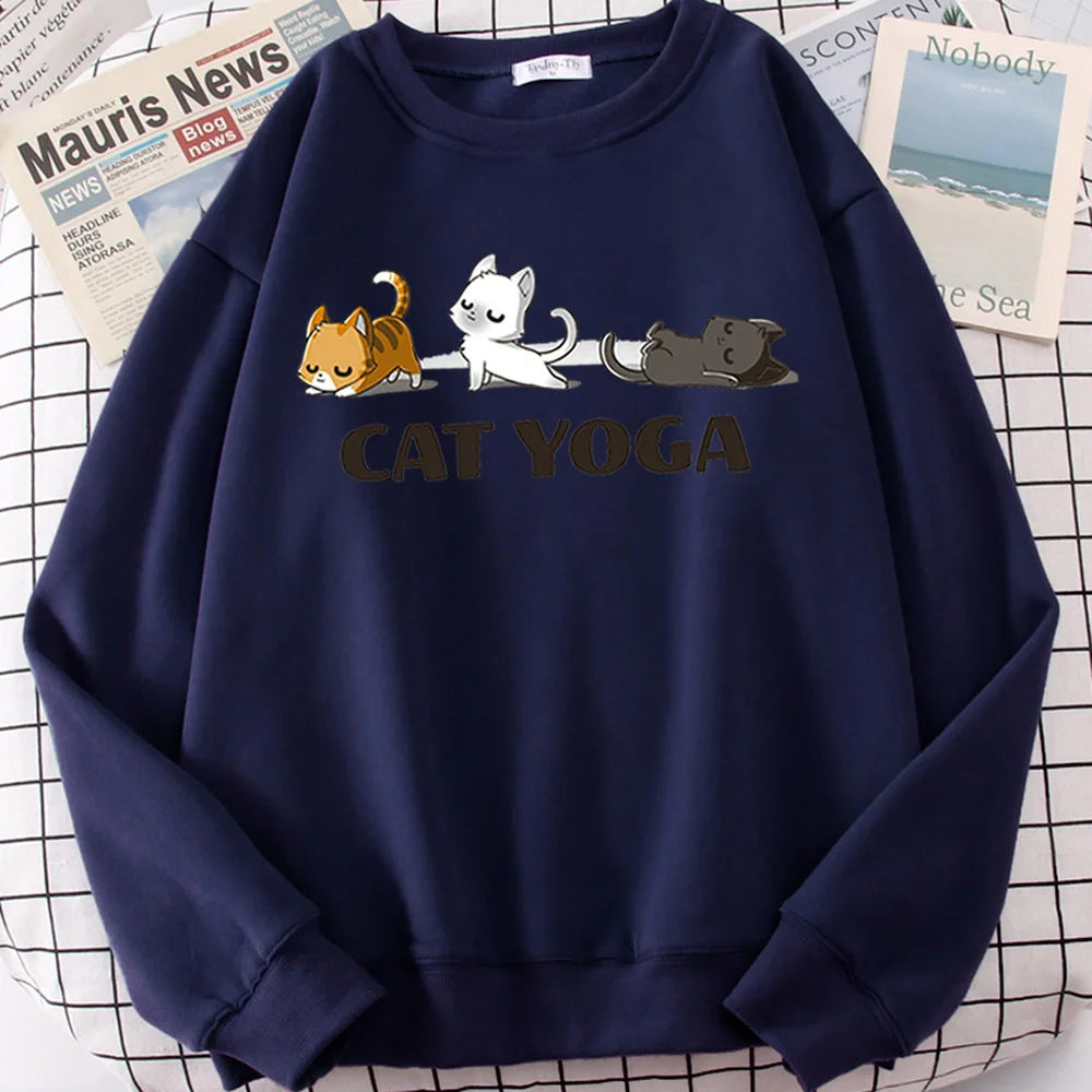 Women's Printed Yoga Sweatshirt | Active Pullover