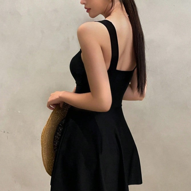 Tummy Control Modest One-Piece Swimsuit
